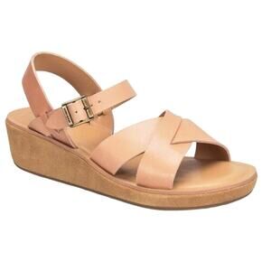 Kork Ease Myrna Classic Vachetta Tan Leather Sandal 1970s Inpired Size 10M